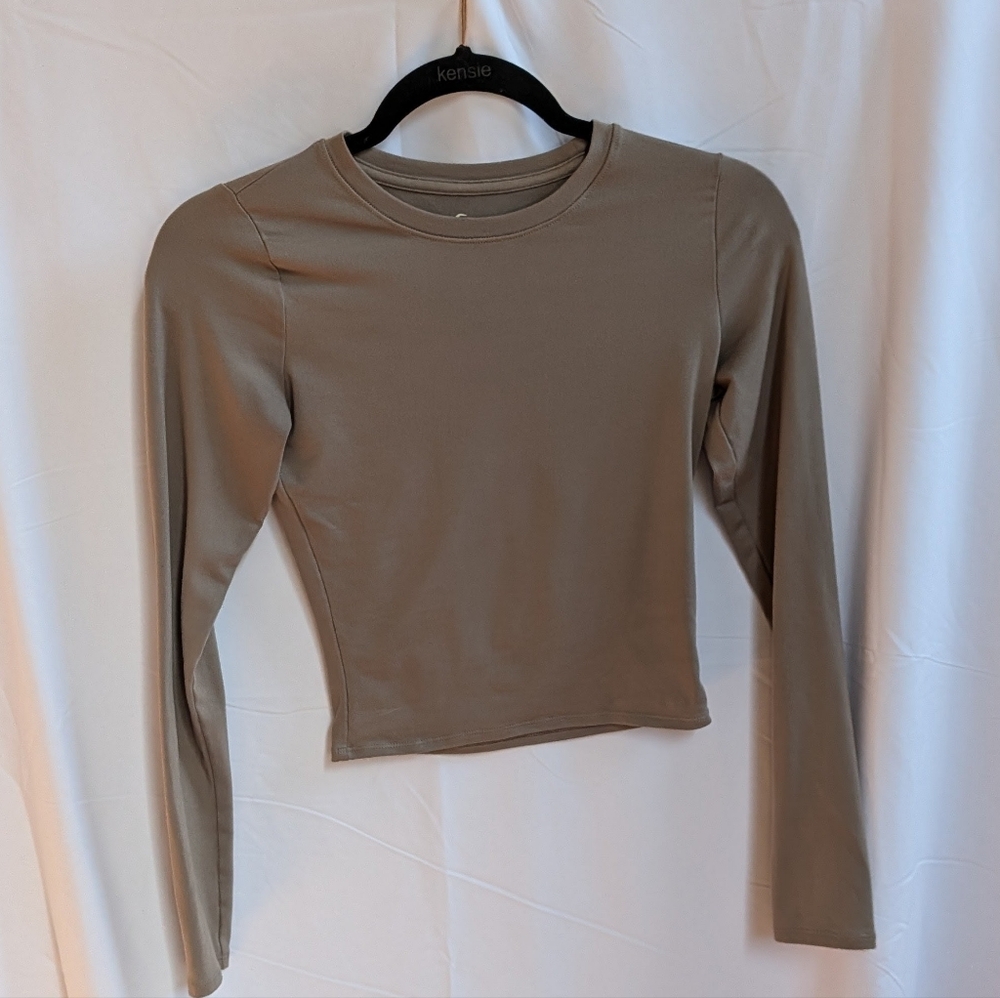 Hollister Women's Long Sleeve Top - Taupe